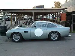Une DB4 GT à Goodwood.