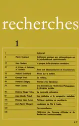 Image illustrative de l’article Recherches (revue)