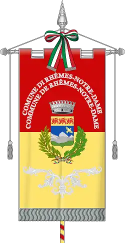 Drapeau de Rhêmes-Notre-Dame