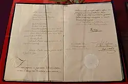 Description de l'image Rheinbundakte 1806.jpg.