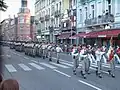 Soldats du 152e&nbsp;RI lors du défilé de la Fête nationale en 2010.