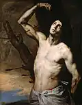 Autre Saint Sébastien par José de Ribera (1636), conservé au musée du Prado, à Madrid, en Espagne.