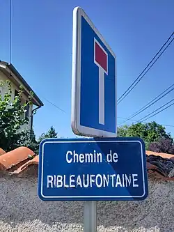 Ribleaufontaine, odonyme lorrain à Lenoncourt