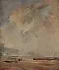 La Côte normande, Richard Parkes Bonington, huile sur toile, 1823-1824.