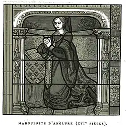 verrière avec Marguerite d'Anglure,