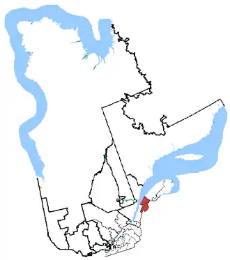 Carte de la circonscription