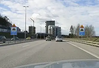 Entrée ouest du tunnel.