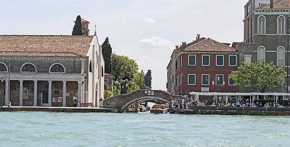 Le rio vu du canal de la Giudecca