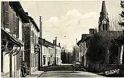 La rue du Commerce années 40/50.
