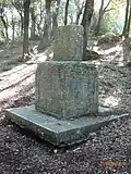 Reproduction de la Lex Spoletina dans le bois sacré de Monteluco.