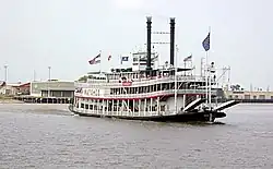 Bateau fluvial Natchez sur le Mississippi.