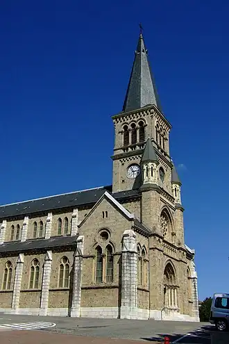 L'église Saint-Valère de Rives, construite par la famille Blanchet.