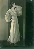 Robe du soir en mousseline imprimée, Palais Galliera