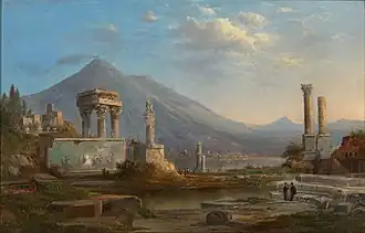 Vesuvius and Pompeii (1870), Smithsonian American Art Museum, Washington