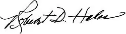 signature de Robert D. Hales