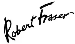 signature de Robert Fraser