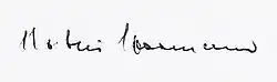 signature de Robert Spaemann