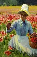 Girl with Poppies, 1888