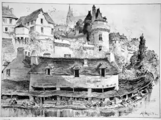 Dessin d'Albert Robida - 1890.