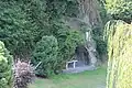 La "Grotte de Lourdes" imitée au Roc-Saint-André (vue générale).
