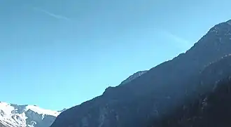 Vue du sommet depuis Orelle.