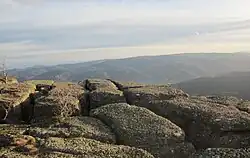 Vue du sommet du Rocher de Mutzig.