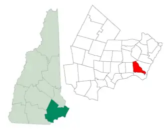 Localisation de Hampton Falls