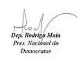 Signature de Rodrigo Maia