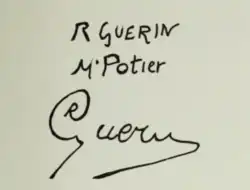 signature de Roger Guérin (céramiste)