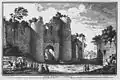 La porta Pinciana sur une gravure de Giuseppe Vasi