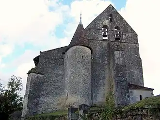 L'église Saint-Vivien, vue ouest (oct.&nbsp;2012)