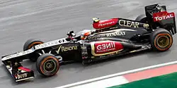 Photo de Romain Grosjean en Malaisie en 2013