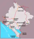 Routes romaines au Monténégro