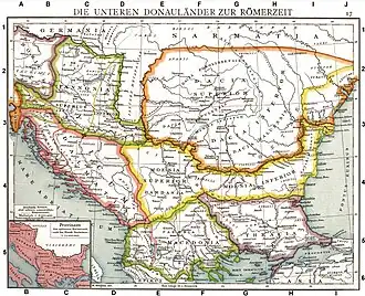 Région du Bas-Danube à l'époque romaine