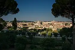 La vue du couvent, une des plus belles vue de Rome.