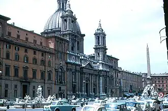 La piazza Navona et la fontaine des Quatre-Fleuves
