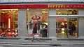 Devanture de la boutique Ferrari à Rome.