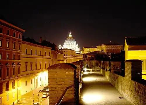 Partie extérieure du Passeto