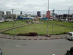 Rond point Tcukudu Goma (Vue de loin)