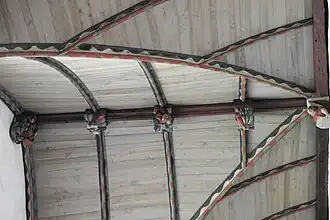 Plafond de l'église.