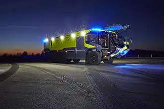 Rosenbauer Panther 6x6 lors d'une démonstration