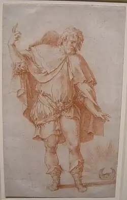 Étude d'une figure masculine