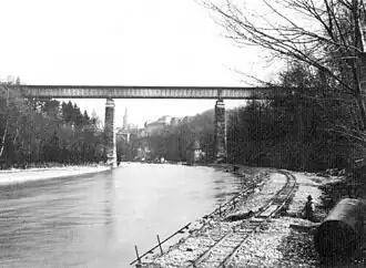 Vue de la rive de l'Aar, vers 1920