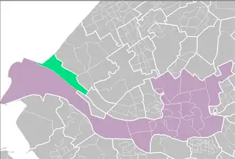 Localisation de Hoek van Holland