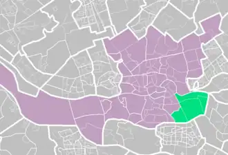 Localisation de IJsselmonde (Rotterdam)