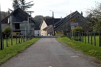 Entrée du village.