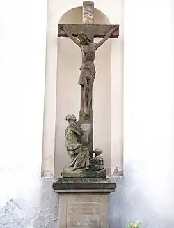 Christ en croix et sainte Madeleine (1781).