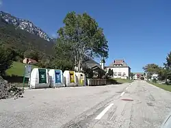 Espace de gestion des déchets.