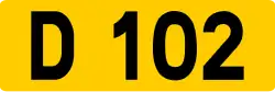 Cartouche de la route