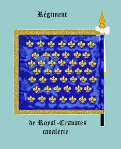 régiment Royal-Cravates cavalerie, revers (1667 à 1791)